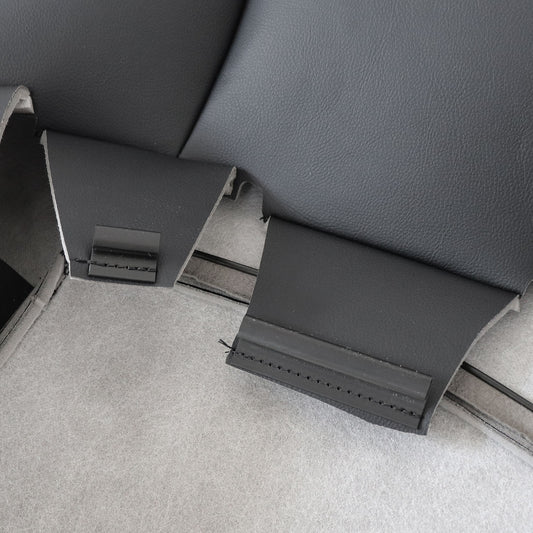 Leather Seat Lean Back Cover For Infiniti FX35 FX45 2005-2008 Driver Side Black