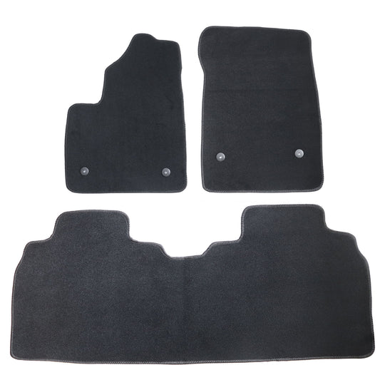 For Cadillac LYRIQ 2023-2025 Front & Rear Left & Right Floor Mats Carpet Velour