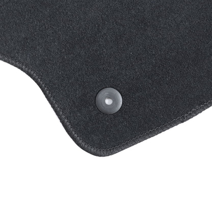 New For 2010-2019 Lincoln MKT Front & Rear Velour Floor Mats Carpet Black 4PCS