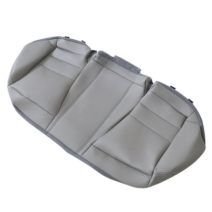 Fits 2008-2012 Honda Accord EX-L Rear Bench Side Bottom Leather Seat Cover Gray