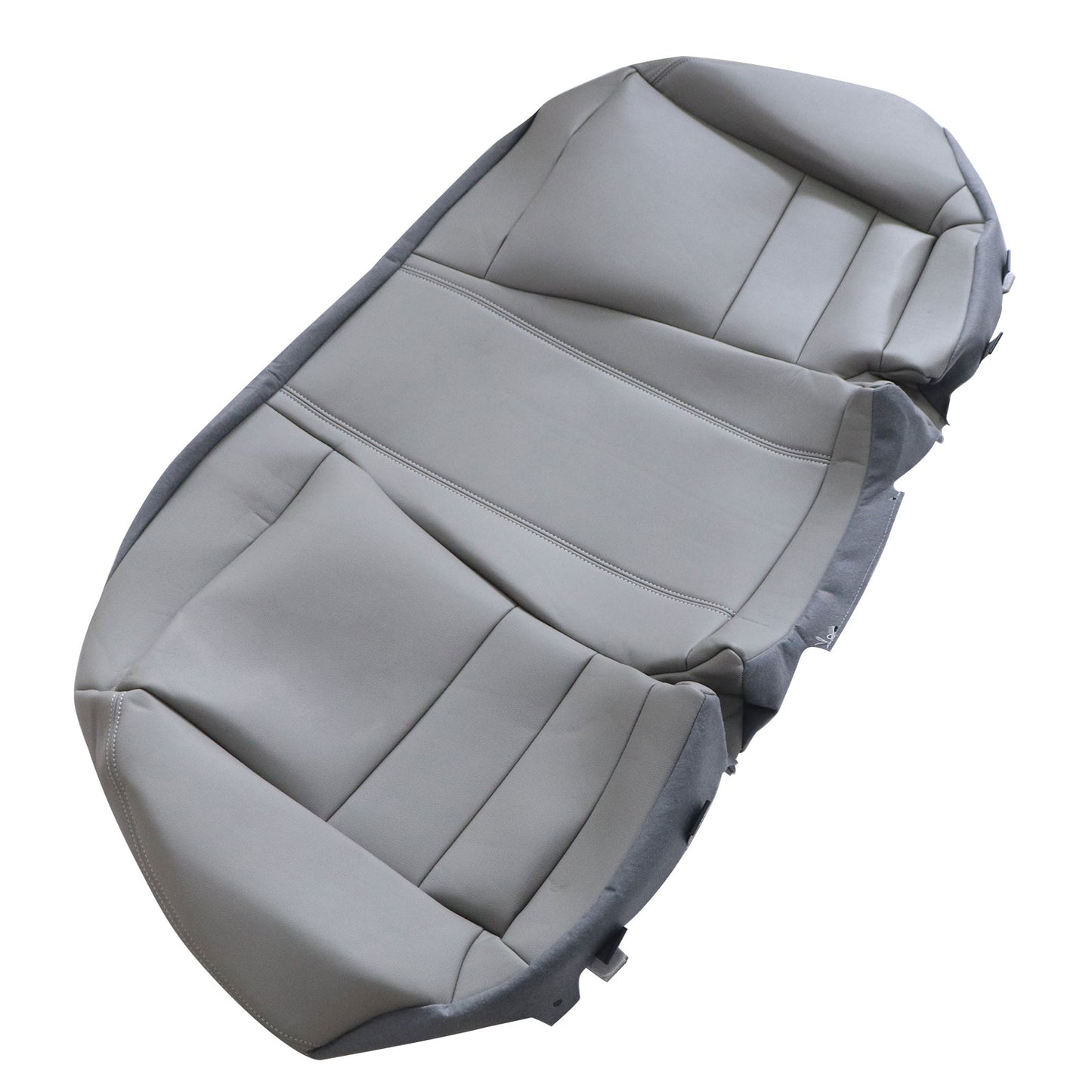 Fits 2008-2012 Honda Accord EX-L Rear Bench Side Bottom Leather Seat Cover Gray
