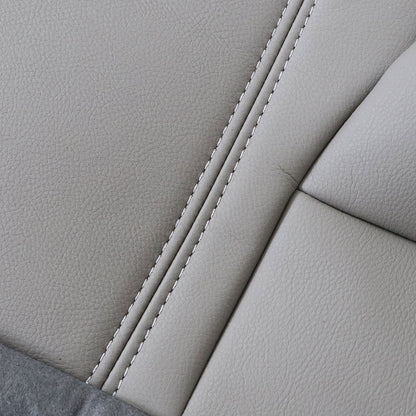 Fits 2008-2012 Honda Accord EX-L Rear Bench Side Bottom Leather Seat Cover Gray