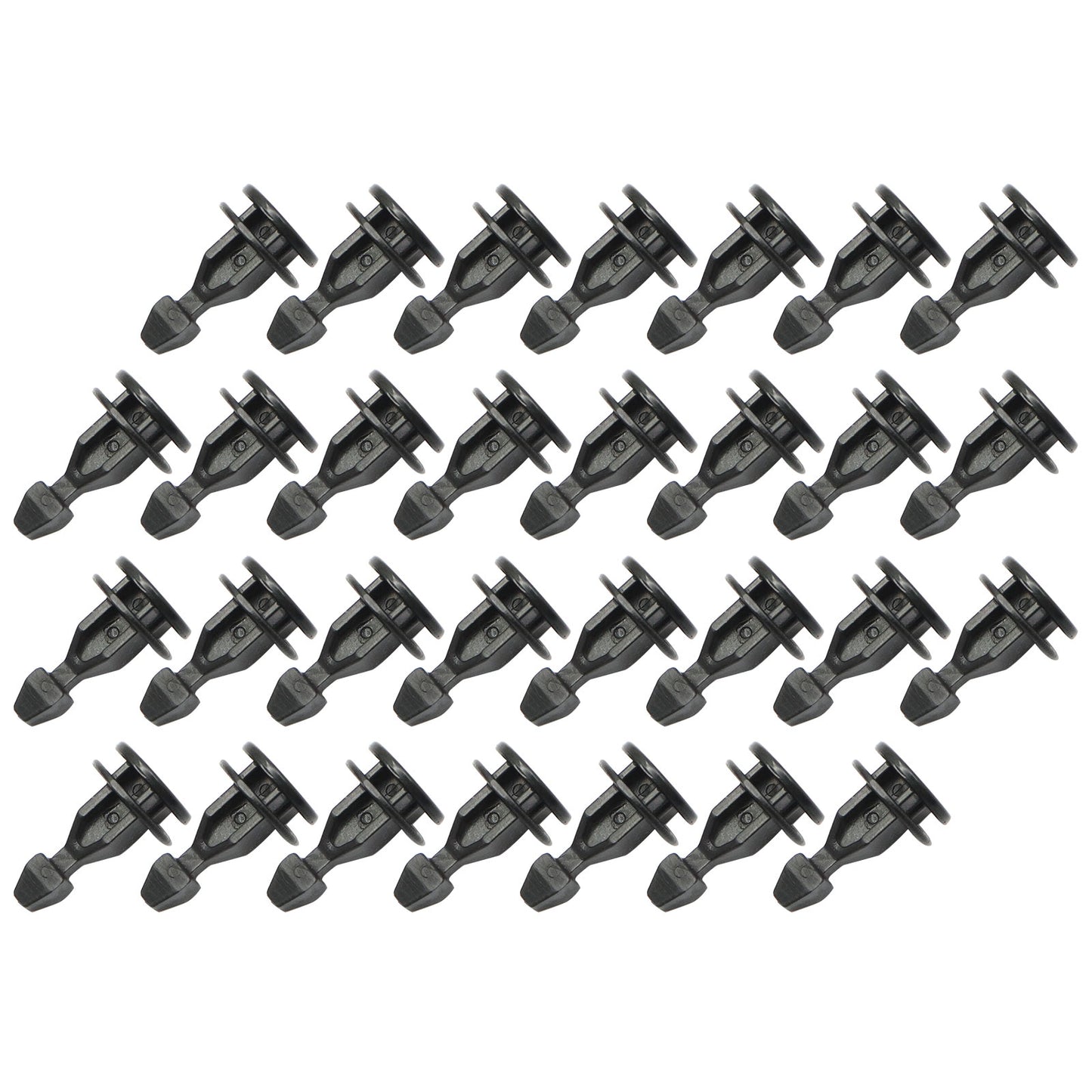 30X NEW 17 mm Nylon Engine Bulkhead Cover Striker Retainer clips For Honda Acura