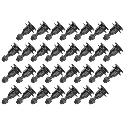 30X NEW 17 mm Nylon Engine Bulkhead Cover Striker Retainer clips For Honda Acura