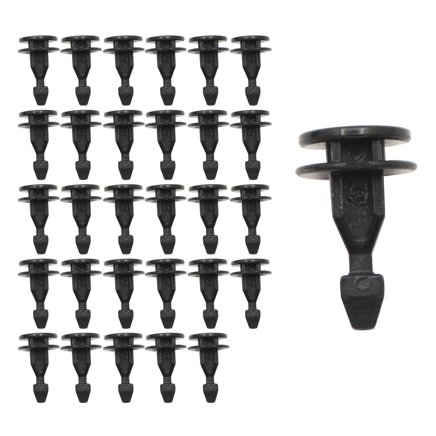 30X NEW 17 mm Nylon Engine Bulkhead Cover Striker Retainer clips For Honda Acura