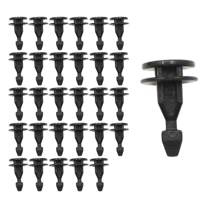 30X NEW 17 mm Nylon Engine Bulkhead Cover Striker Retainer clips For Honda Acura