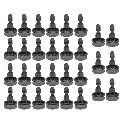 30X NEW 17 mm Nylon Engine Bulkhead Cover Striker Retainer clips For Honda Acura