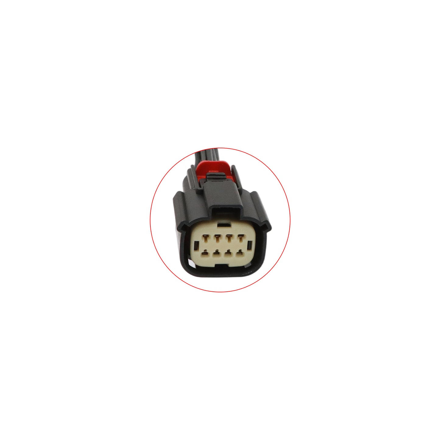 For 16-18 Chevrolet Camaro HID Xenon LED Headlight Connector Plug 8-Wire Pigtail