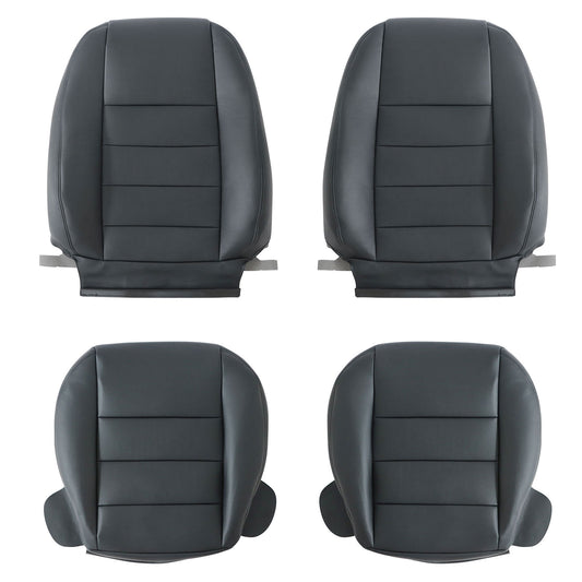 For 05-09 Land Rover LR3 Discovery 3 Front Leather Seat Cover & Armrest Cover US