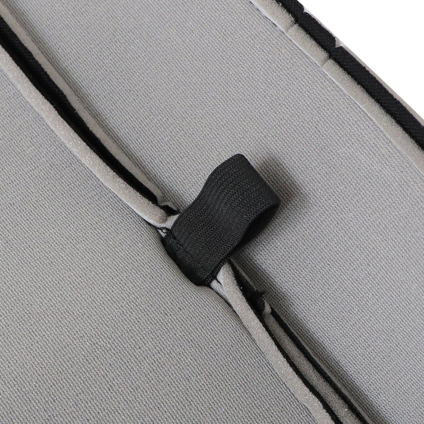 For 2014 2015 2016-2021 Toyota Tundra Front Driver Top Cloth Seat Cover Black