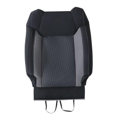 For 2014 2015 2016-2021 Toyota Tundra Front Driver Top Cloth Seat Cover Black