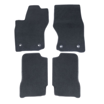 For 2024-2025 Toyota Tacoma Front & Rear Left & Right Floor Mats Carpet Velour