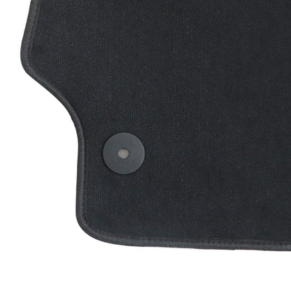 New For 2006-2014 Audi TT Front & Rear Velour Floor Mats Carpet Black 4PCS