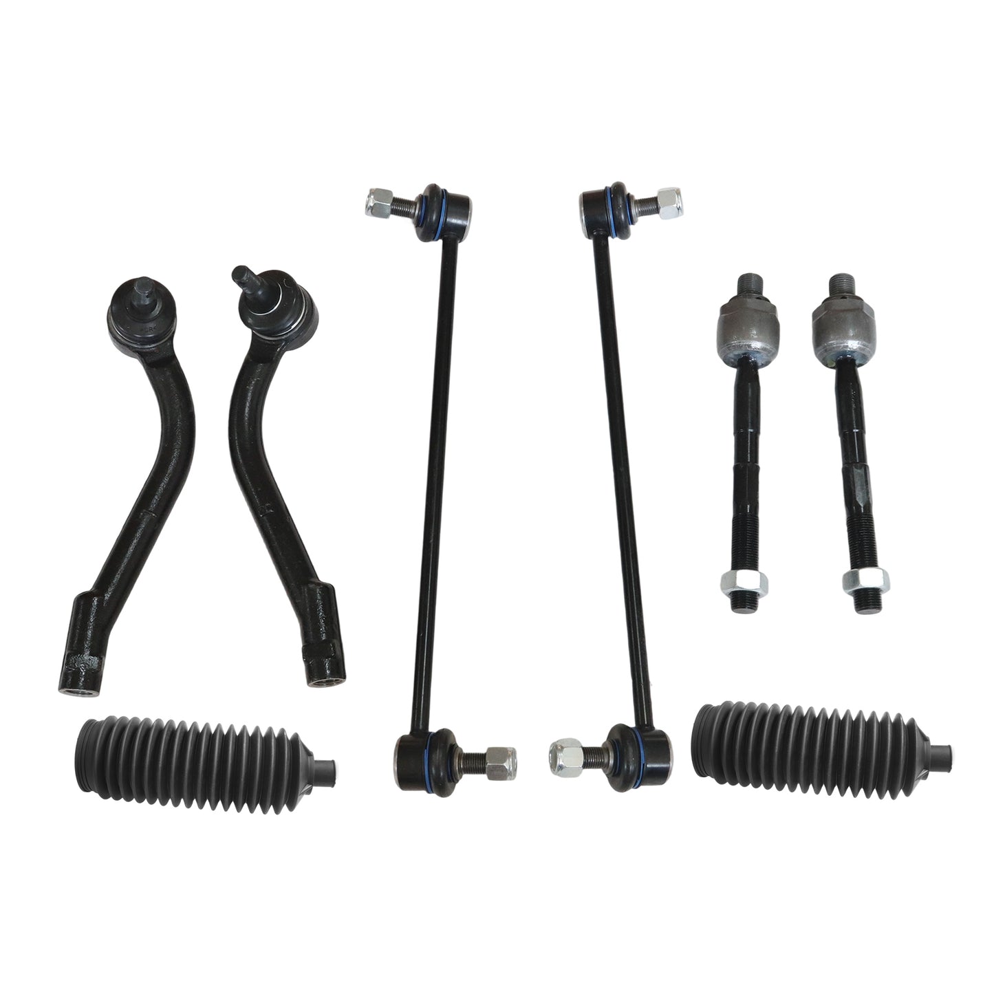 10pc For 11-13 Kia Sorento Suspension Kit Front Control Arm Sway Bar link Boots
