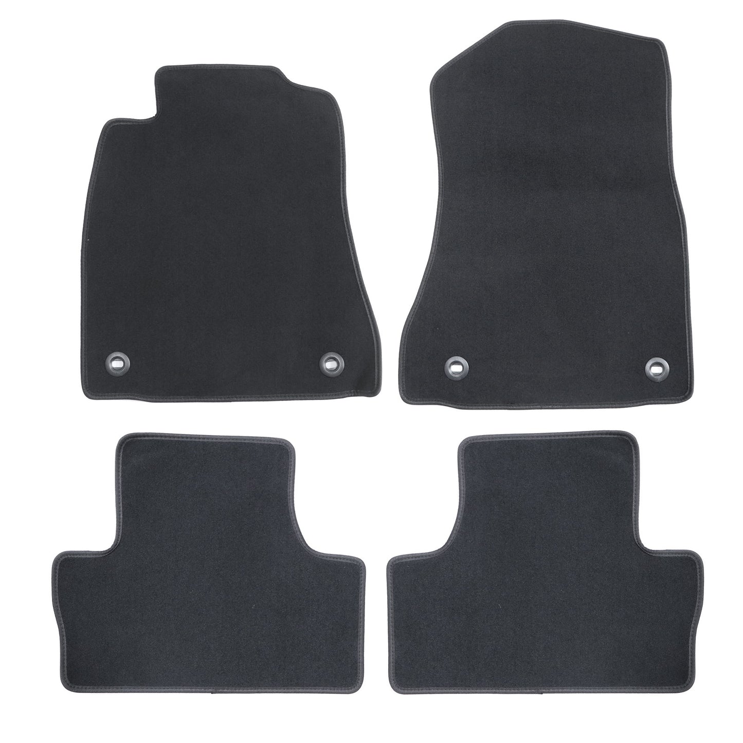 Fits 2009 2010 2011 2012 Lexus IS250 IS350 Front-Rear Velour Floor Mats Carpet