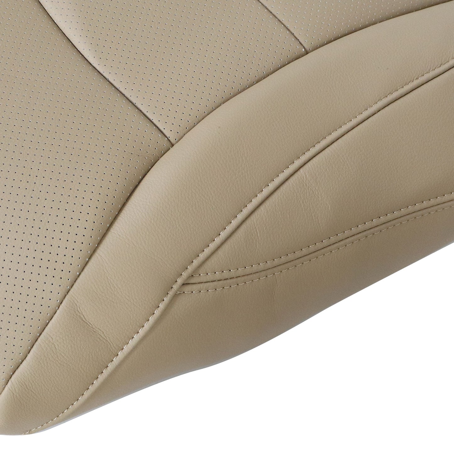 For Honda Accord 2013 14 15 16 2017 Driver Top Seat Cover Tan ( POCKET BACK )