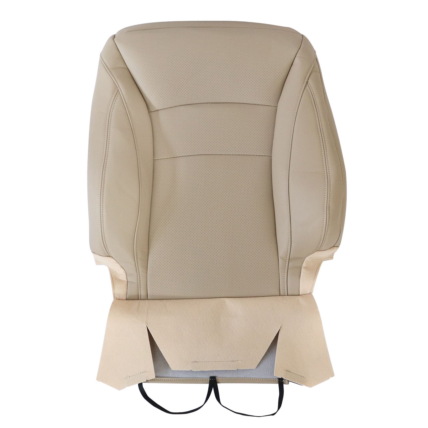 For Honda Accord 2013 14 15 16 2017 Driver Top Seat Cover Tan ( POCKET BACK )