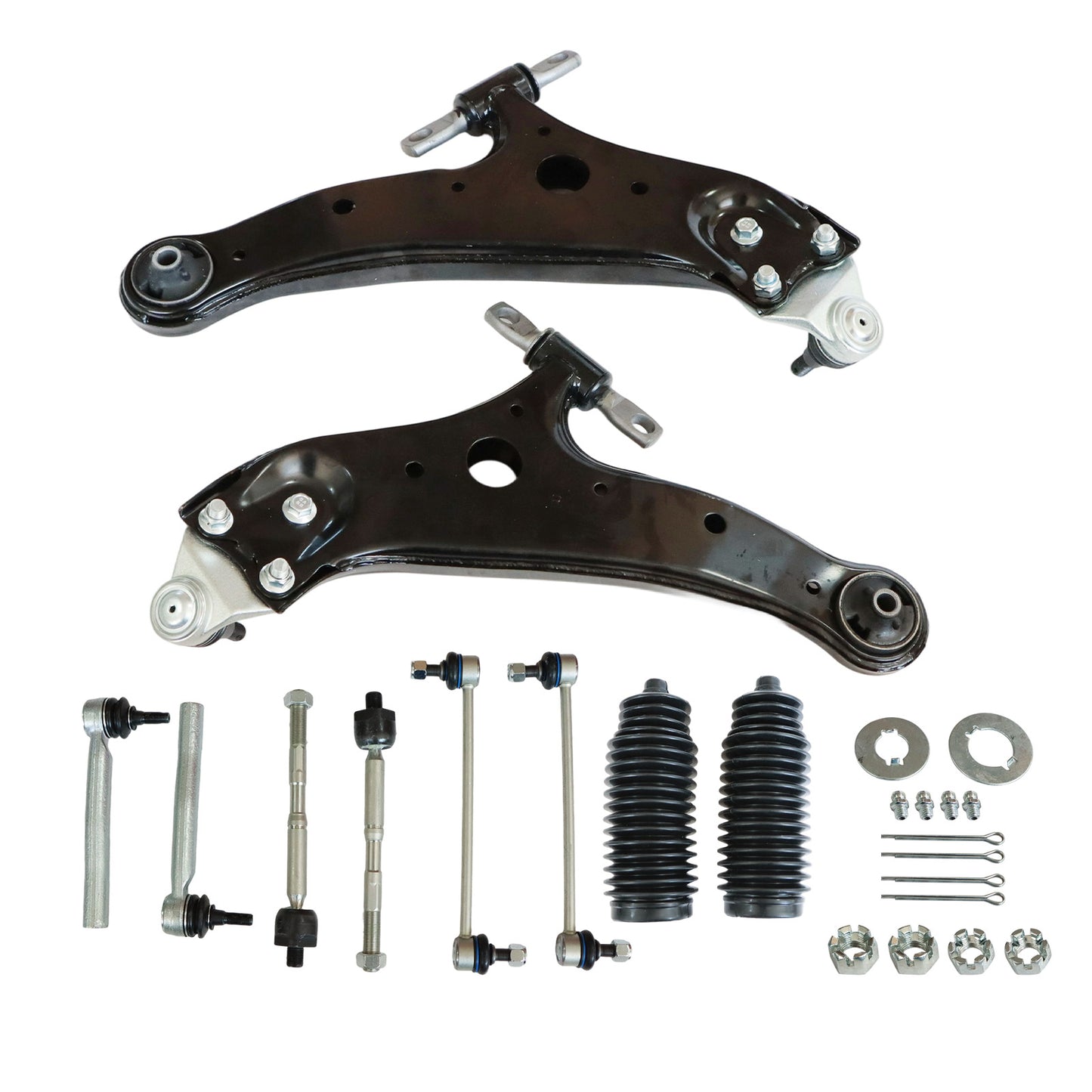 For Toyota Highlander 2008-2017 2018 Front Lower Control Arms Tie Rods Sway Bars