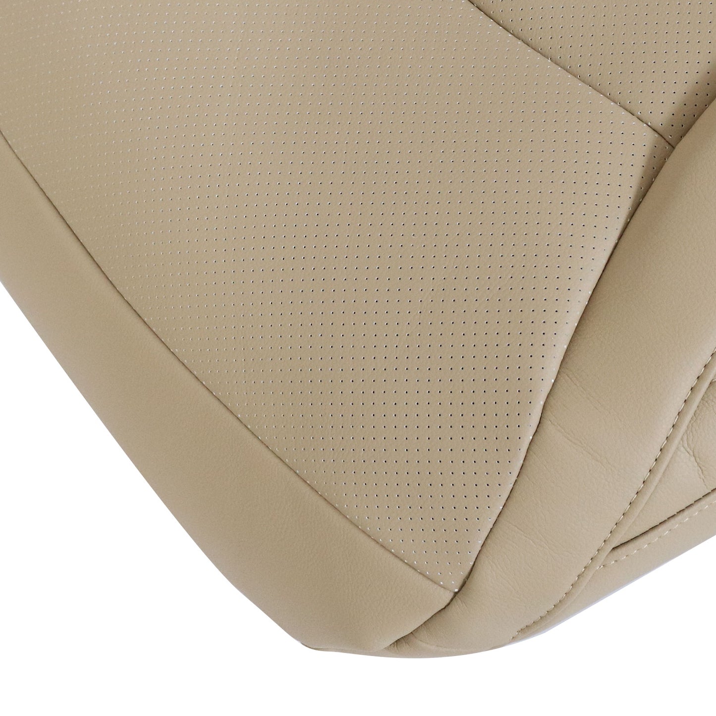 2013-17 For Honda Accord Passenger Top Replacement Seat Cover Tan Pocket Back