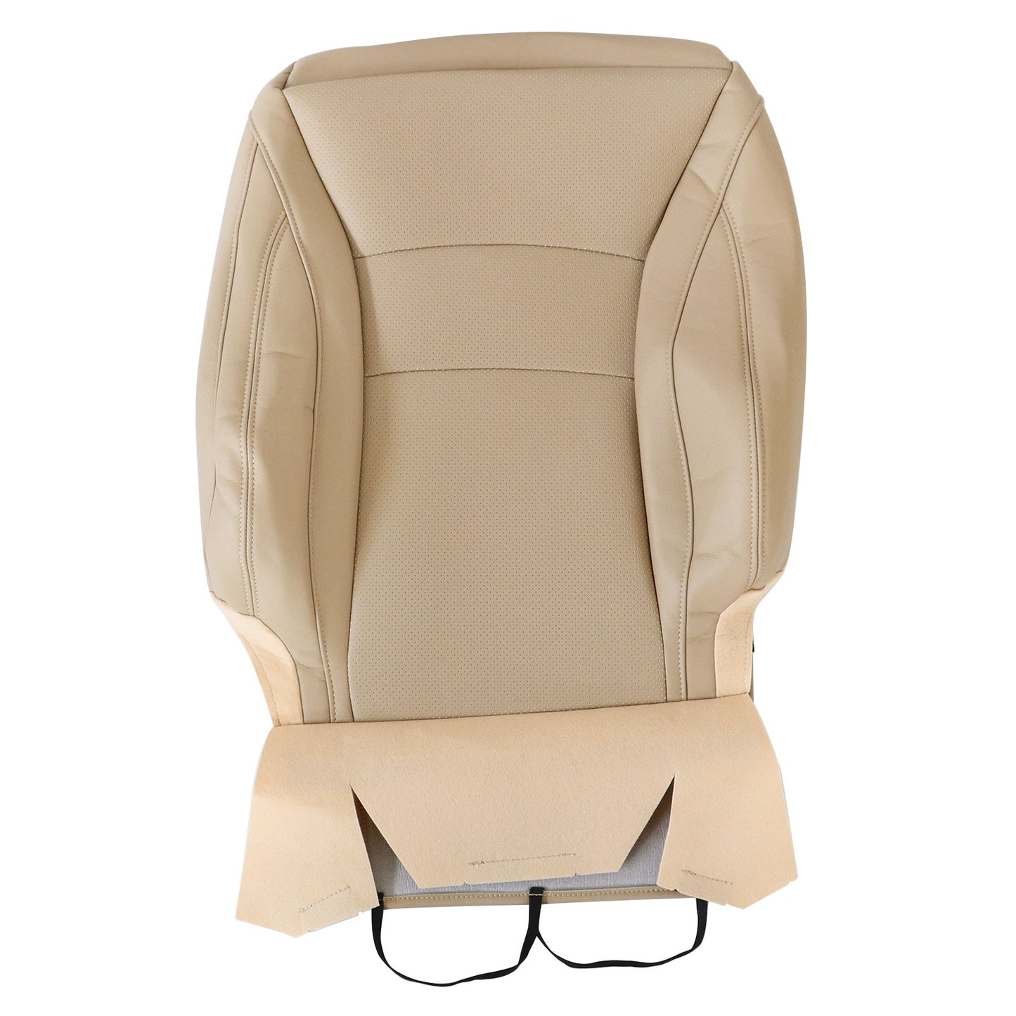 2013-17 For Honda Accord Passenger Top Replacement Seat Cover Tan Pocket Back
