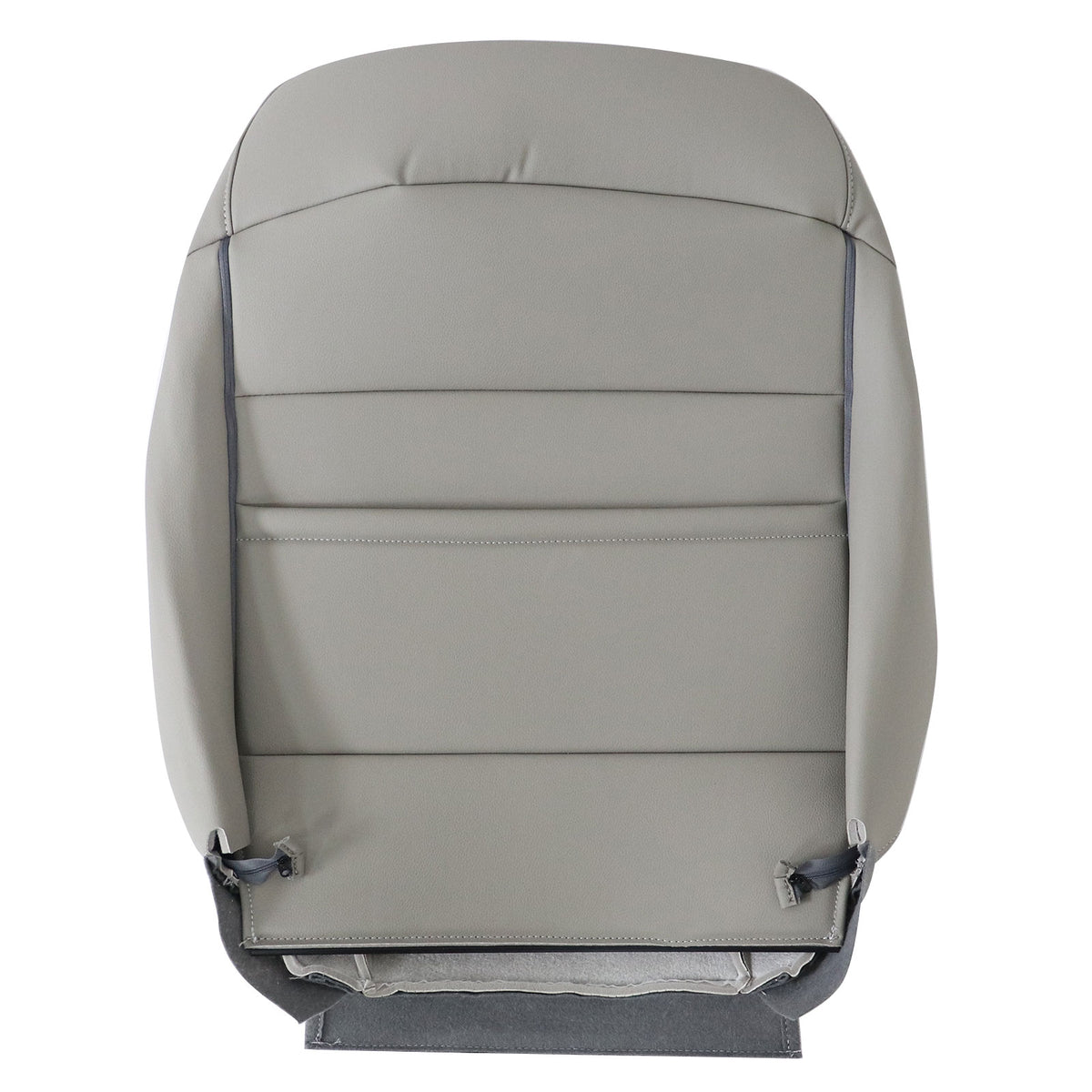 For 2014-16 Subaru Forester Driver Top Perf Leather Replacement Seat Cover Gray