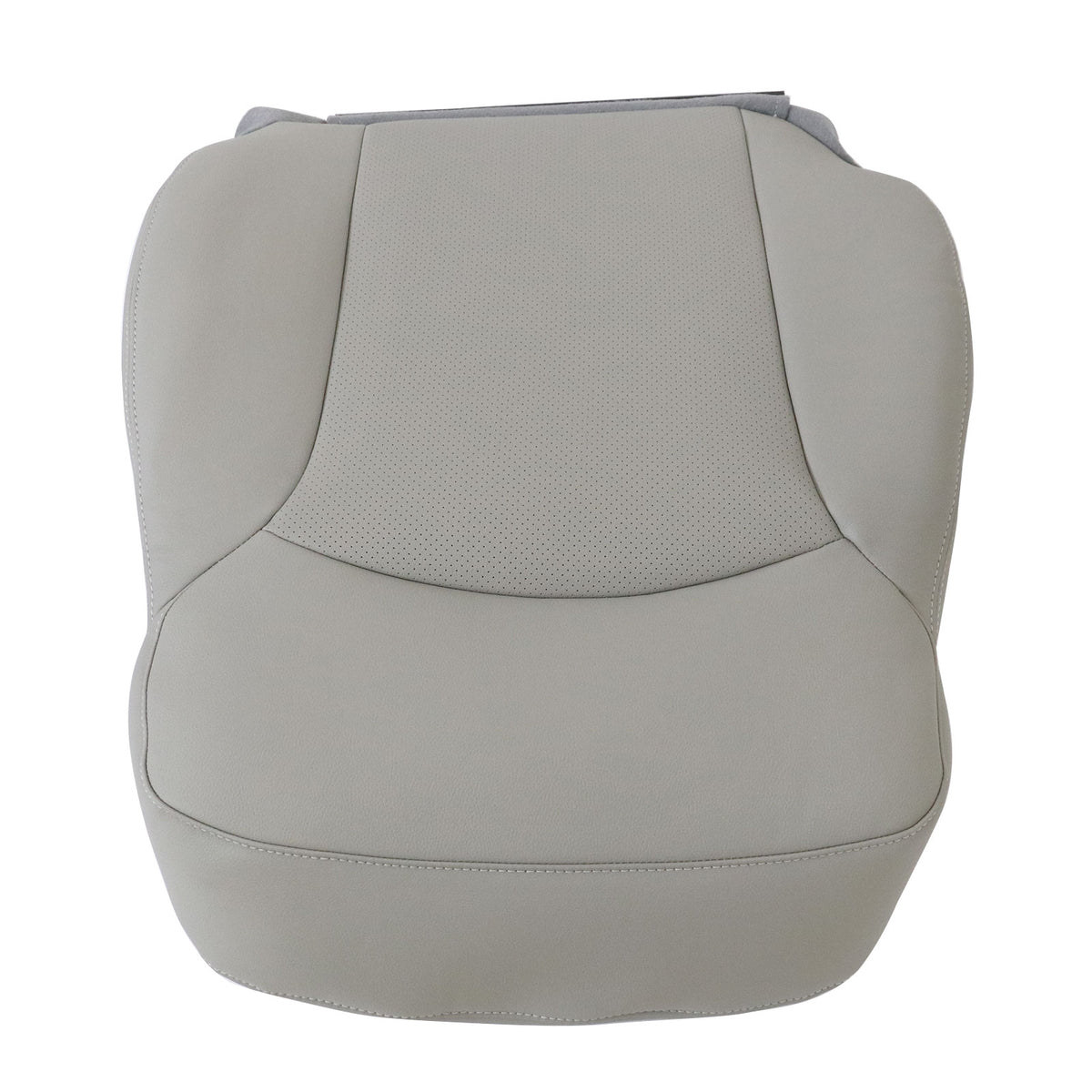 For 2014-16 Subaru Forester Driver Top Perf Leather Replacement Seat Cover Gray