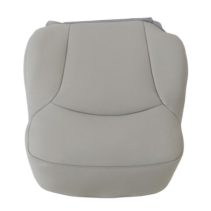 For 2014-16 Subaru Forester Driver Top Perf Leather Replacement Seat Cover Gray