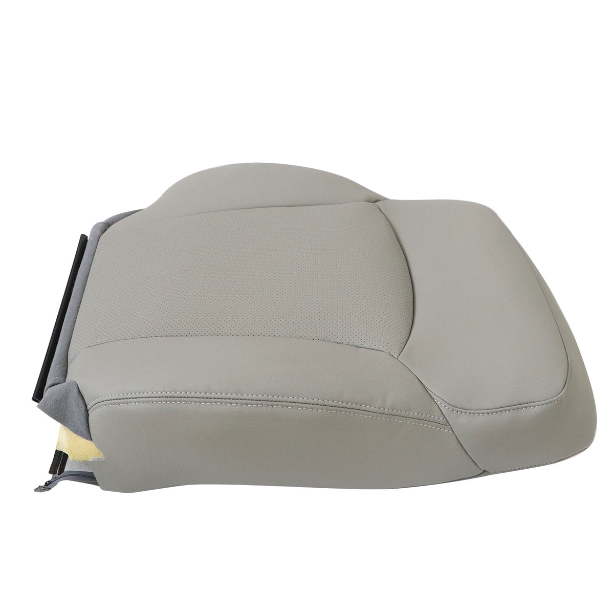 For 2014-16 Subaru Forester Driver Top Perf Leather Replacement Seat Cover Gray
