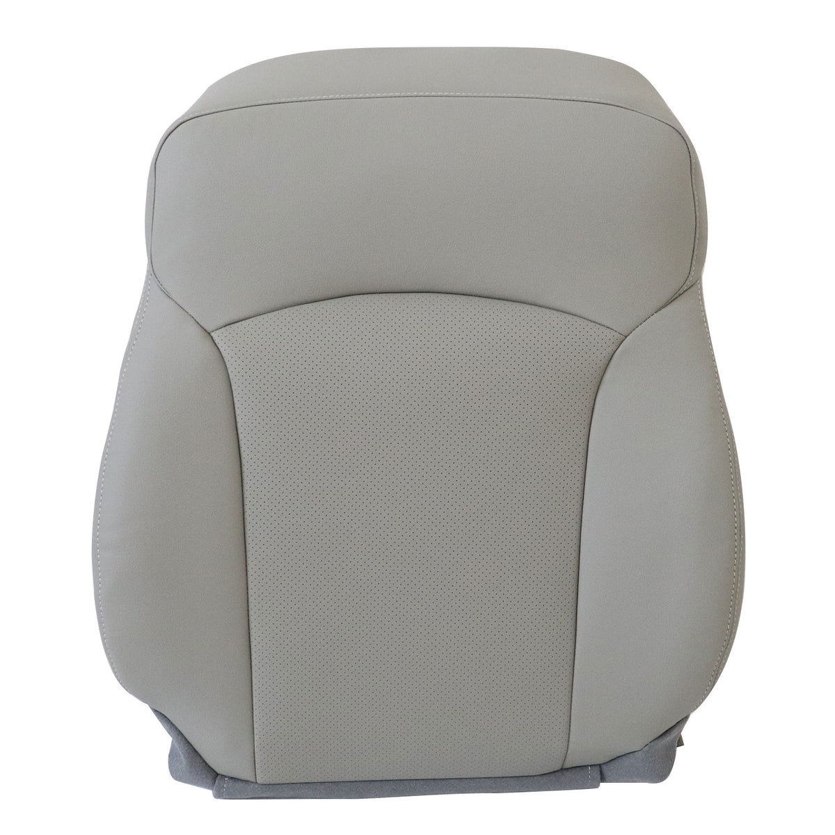 For 2014-16 Subaru Forester Driver Top Perf Leather Replacement Seat Cover Gray