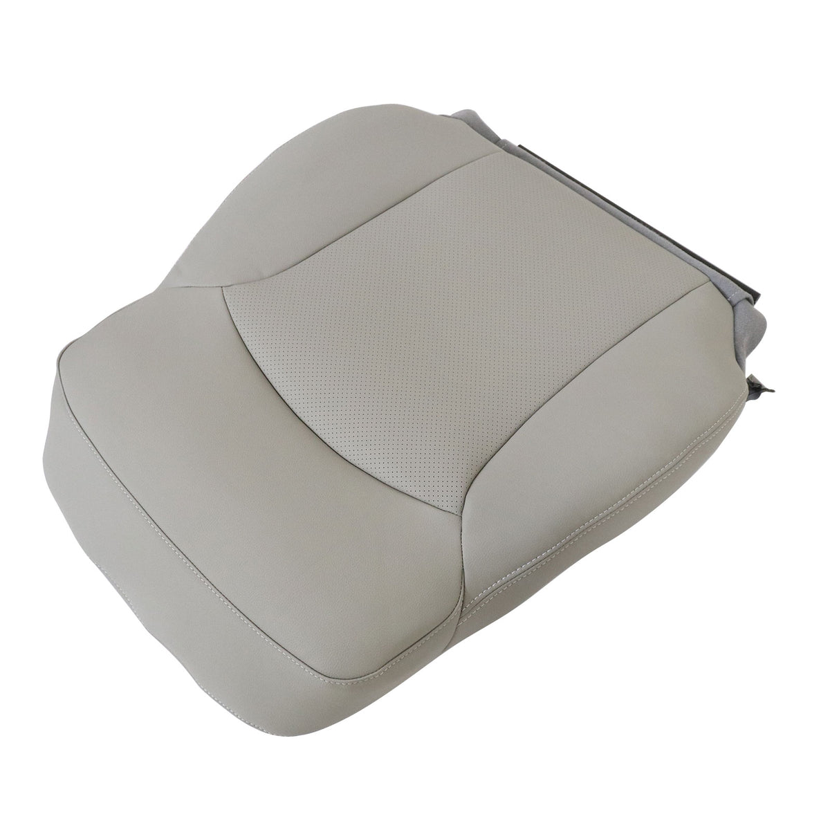 For 2014-16 Subaru Forester Driver Top Perf Leather Replacement Seat Cover Gray