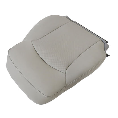 For 2014-16 Subaru Forester Driver Top Perf Leather Replacement Seat Cover Gray
