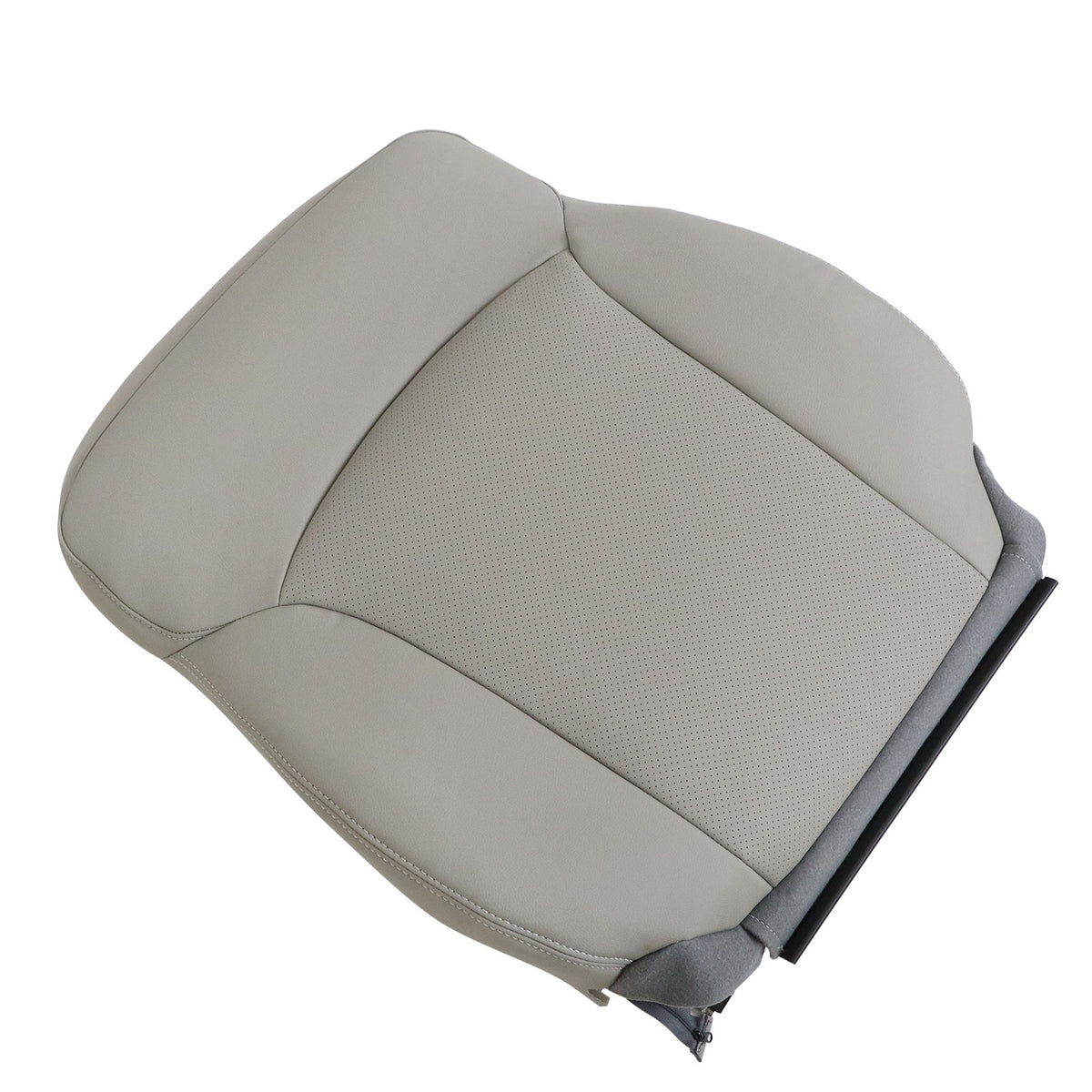 For 2014-2016 Subaru Forester Passenger Top Leather Replacement Seat Cover Gray