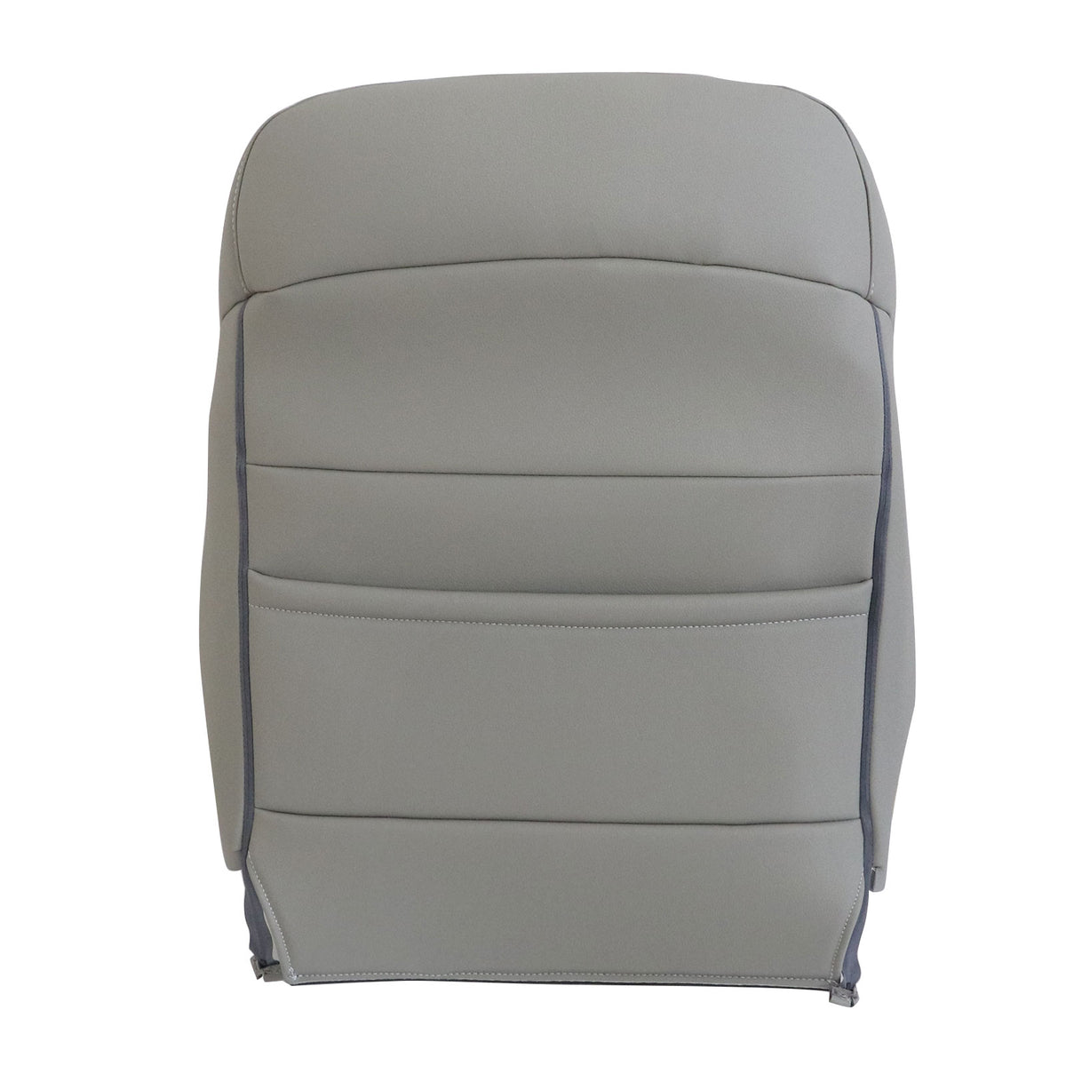 For 2014-2016 Subaru Forester Passenger Top Leather Replacement Seat Cover Gray