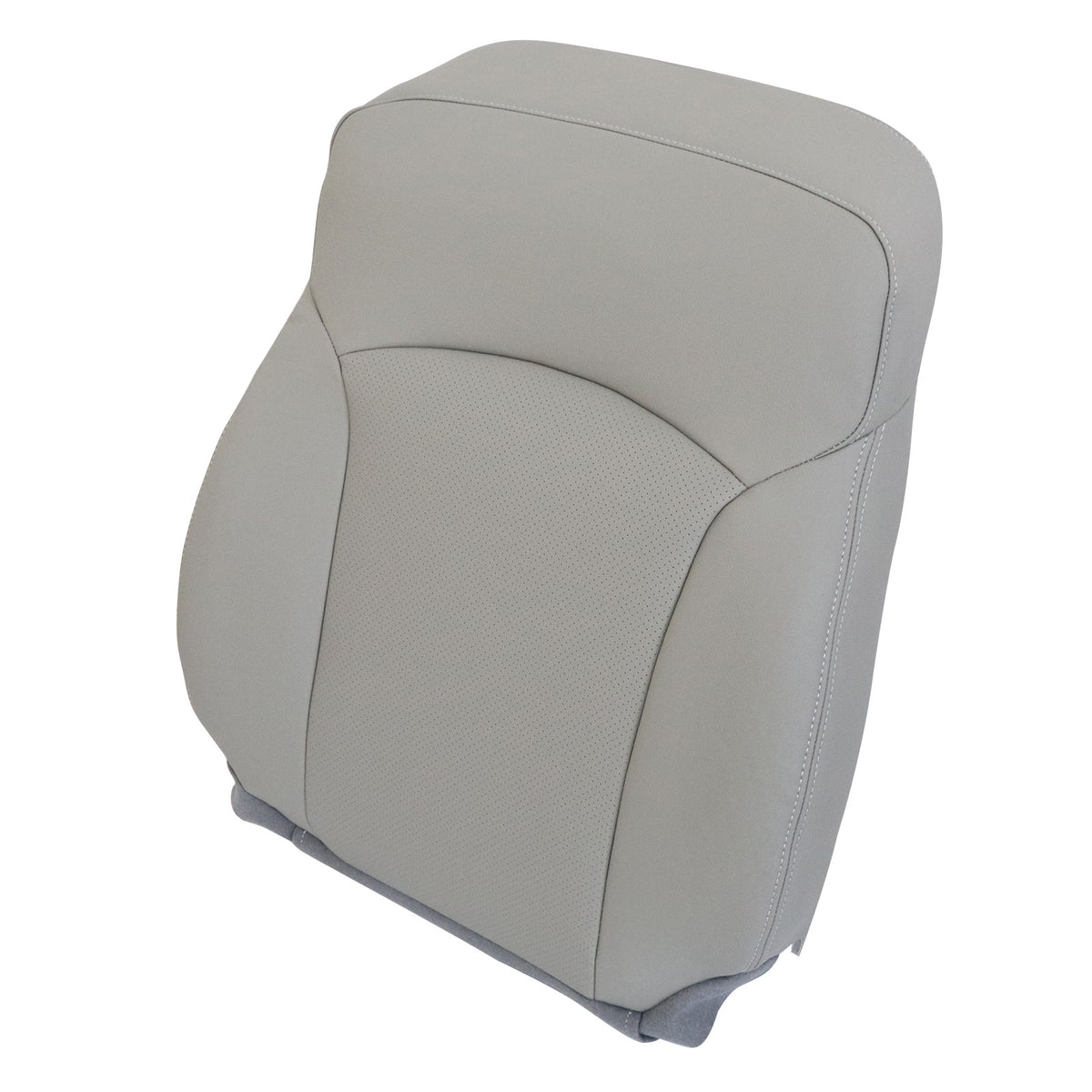 For 2014-2016 Subaru Forester Passenger Top Leather Replacement Seat Cover Gray