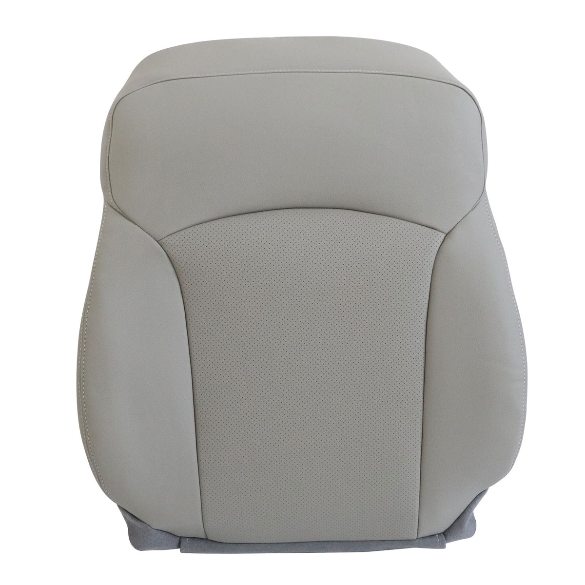 For 2014-2016 Subaru Forester Passenger Top Leather Replacement Seat Cover Gray