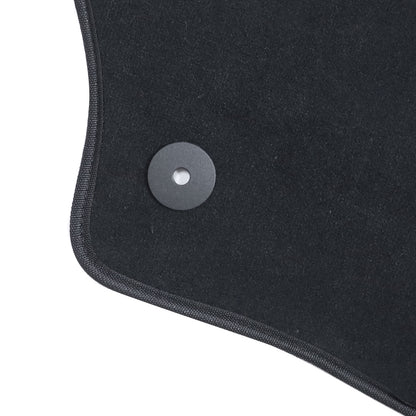 New For 2003-10 Porsche Cayenne Front & Rear Velour Floor Mats Carpet Black 4PCS