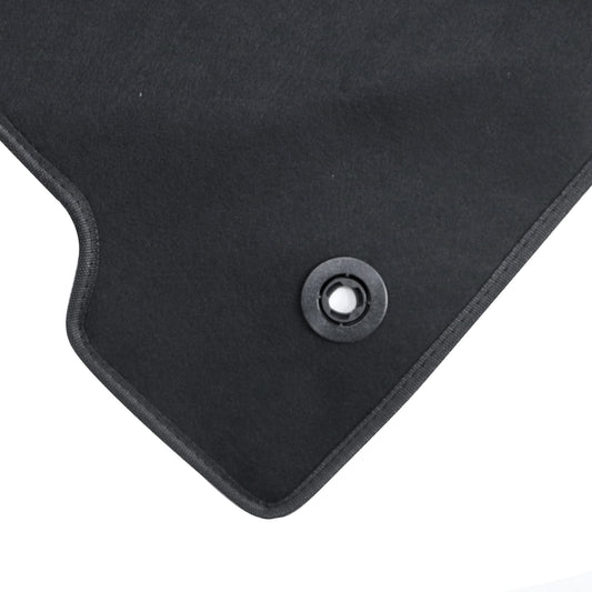 New For 2018-2024 Jeep Wrangler Front & Rear Velour Floor Mats Carpet Black 3PCS