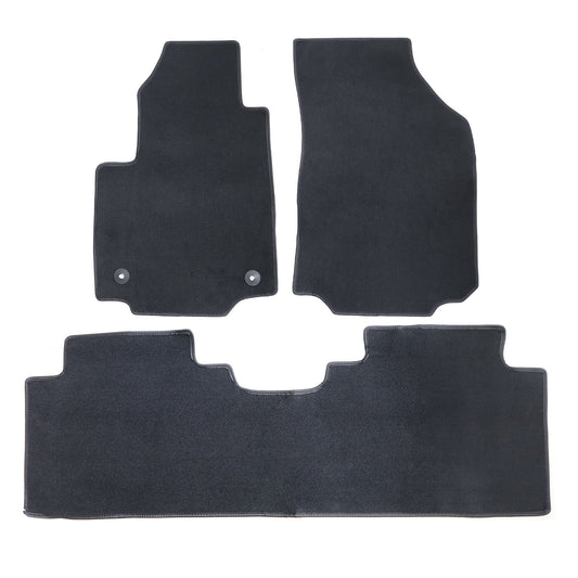 For Chevrolet Equinox 2018-2024 Front-Rear Left & Right Floor Mats Carpet Velour