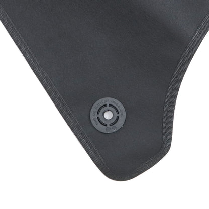 New For 2015-2025 Porsche Macan Front & Rear Velour Floor Mats Carpet Black 4PCS