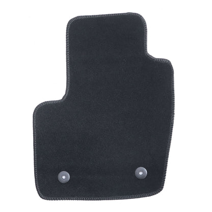 New For 2017 2018 Lincoln MKZ Front & Rear Velour Floor Mats Carpet Black 4PCS