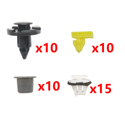 Fender Flare Wheel Well Opening Moulding Clips Retainer 45X For Nissan Infiniti