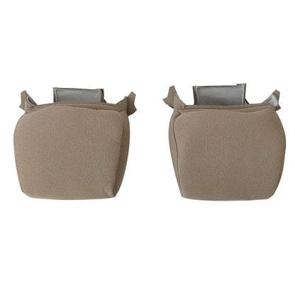 For 2009-2014 Ford F-150 Front Driver & Passenger Cloth Headrest Cover Tan