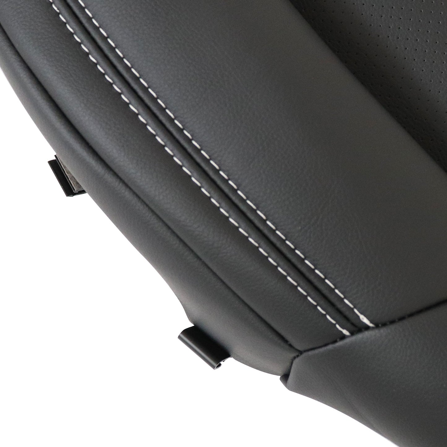 Driver Bottom PERF Leather Seat Cover Black Fits 2011-2018 Porsche Cayenne 958