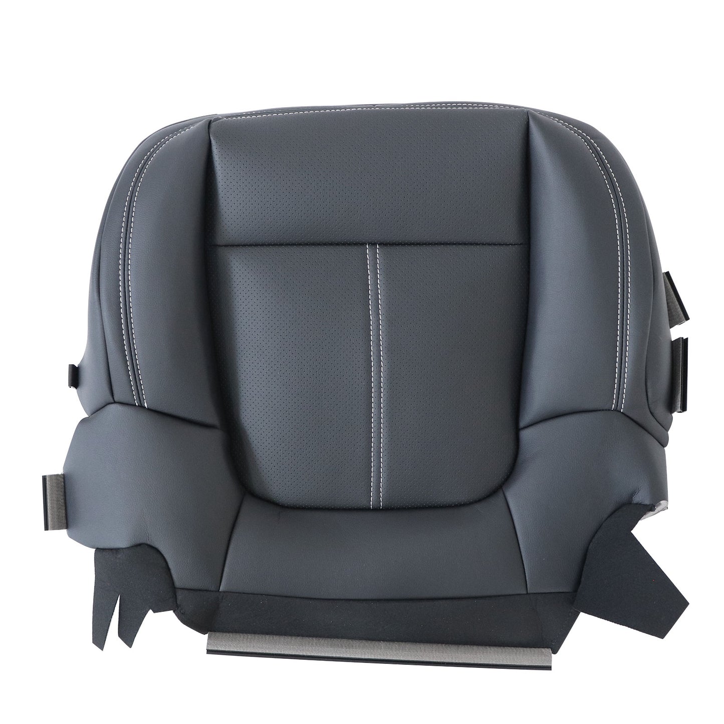 Driver Bottom PERF Leather Seat Cover Black Fits 2011-2018 Porsche Cayenne 958