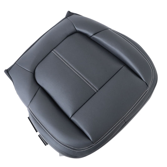 Driver Bottom PERF Leather Seat Cover Black Fits 2011-2018 Porsche Cayenne 958