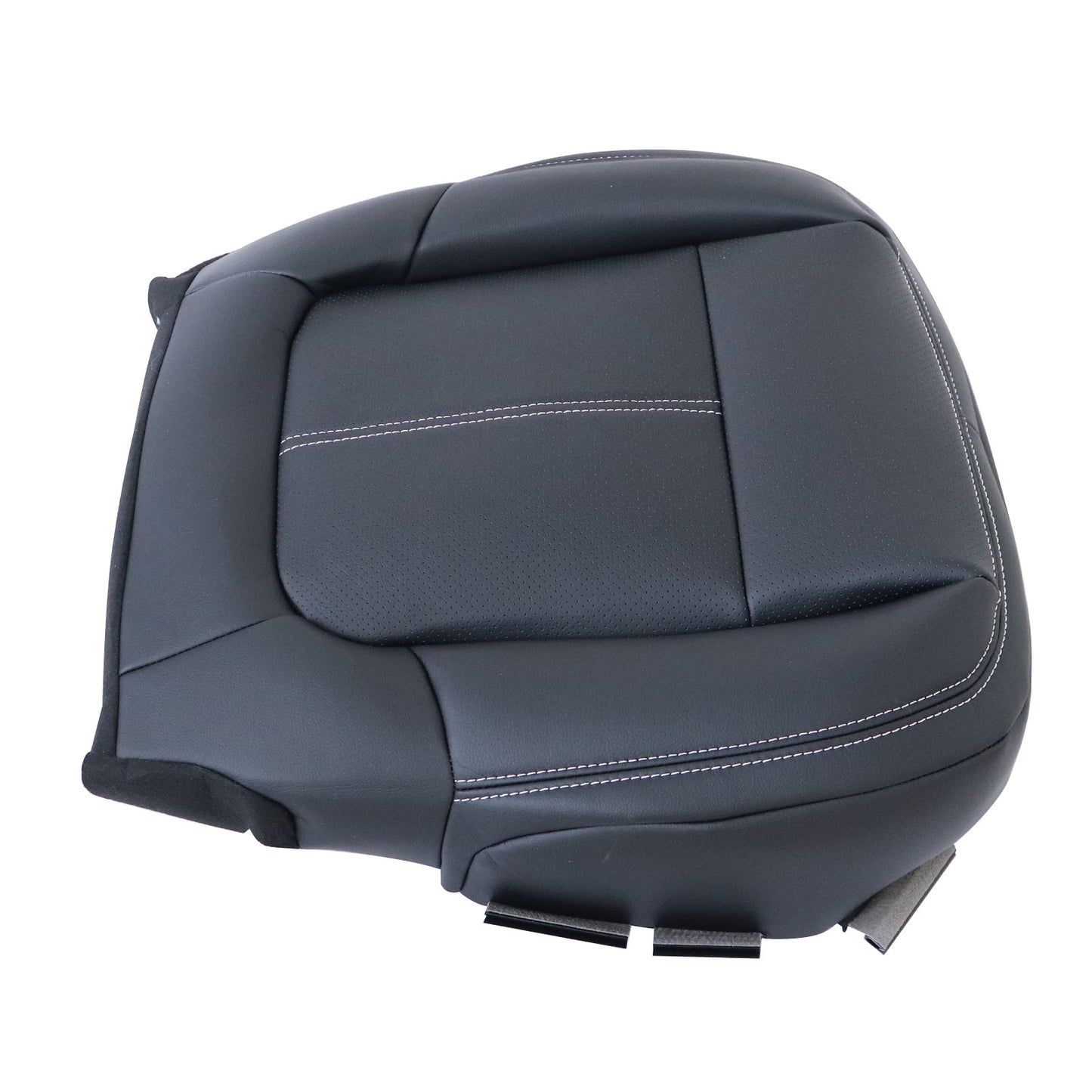 Driver Bottom PERF Leather Seat Cover Black Fits 2011-2018 Porsche Cayenne 958