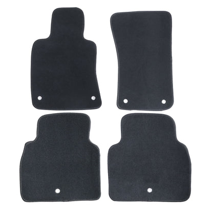 Front & 2nd Row Velour Floor Mats Carpet Replacement For 2014-2024 Infiniti Q50
