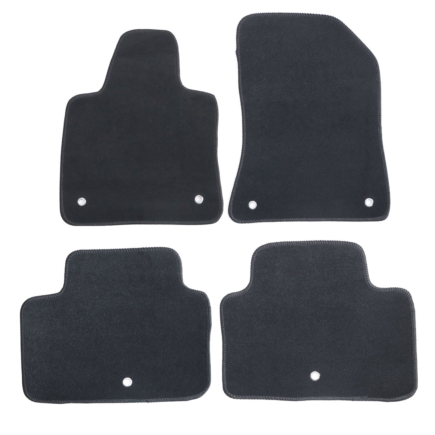 For 2019-2025 Infiniti QX50 Velour Floor Mats Carpet Anti-Slip Replacement Set
