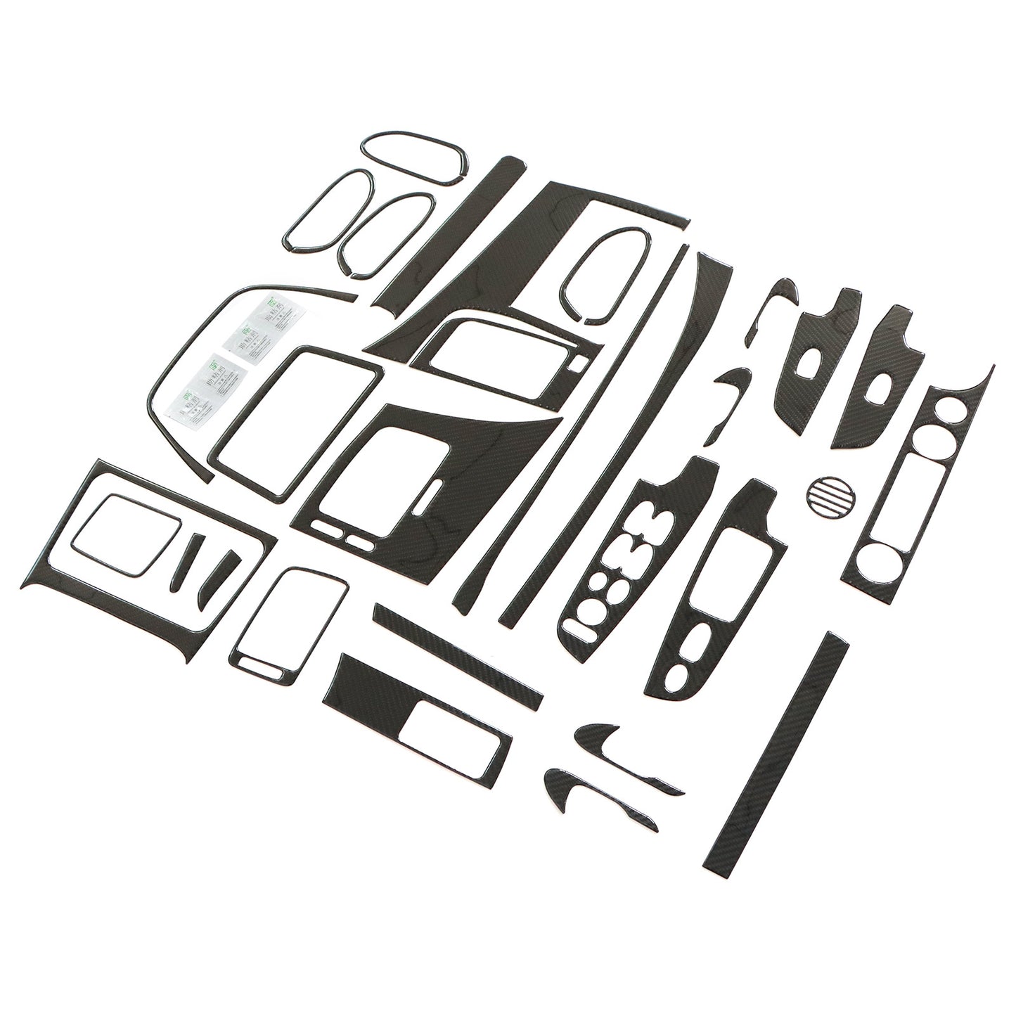 29Pcs For 06-11 Honda Civic 8th New Carbon Fiber Interior Full Kit Cover Trim