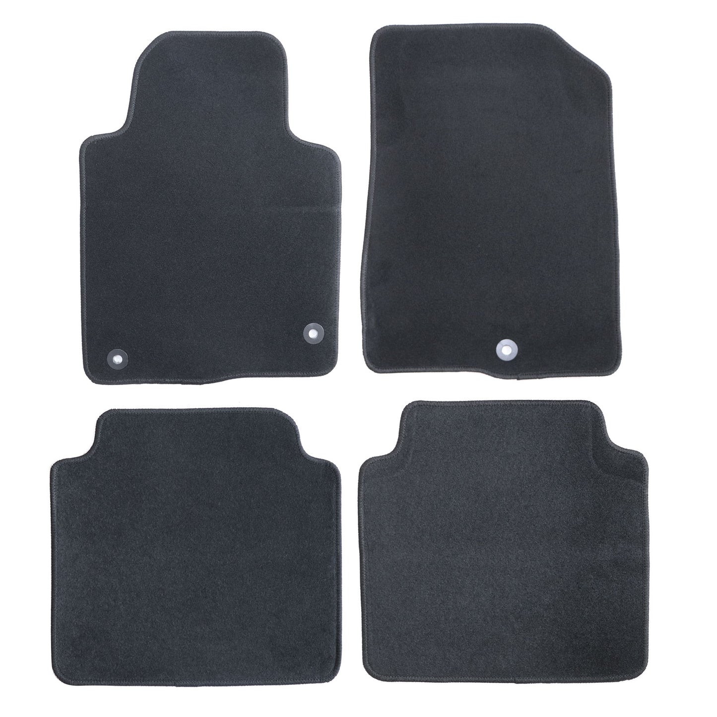 New For 2017 2018 2019 Hyundai Sonata Sedan 2 Row Floor Mats Carpet Velour 4Pcs